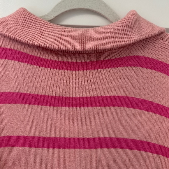 *NWT* Pink Striped Knit Dress - Picture 6 of 11